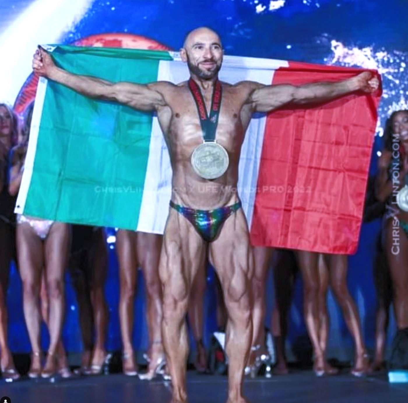 Jose Possidente campione sul palco